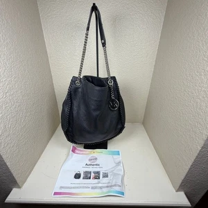 Michael Kors Schultertasche Chelsea Large Chain - schwarz mit COA - 1 Callout - Bild 1 von 11