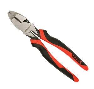 T15002 Hohe Hebelwirkung Schwerlast Lineman's Zange, 9 1/2" TPR-Griff - Bild 1 von 6