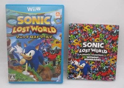 Nintendo WiiU software SONIC LOST WORLD & CD OST WITHOUT BOUNDARIES Japan import - Image 1 of 4