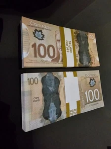 1000pcs Canadian 100 bill Replica Money Prop for Pranks & Movie Production - Picture 1 of 8