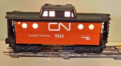 Vintage O Gauge Lionel Canadian National Lighted Caboose 9161 Tested Or Bx  READ - Image 1 of 4