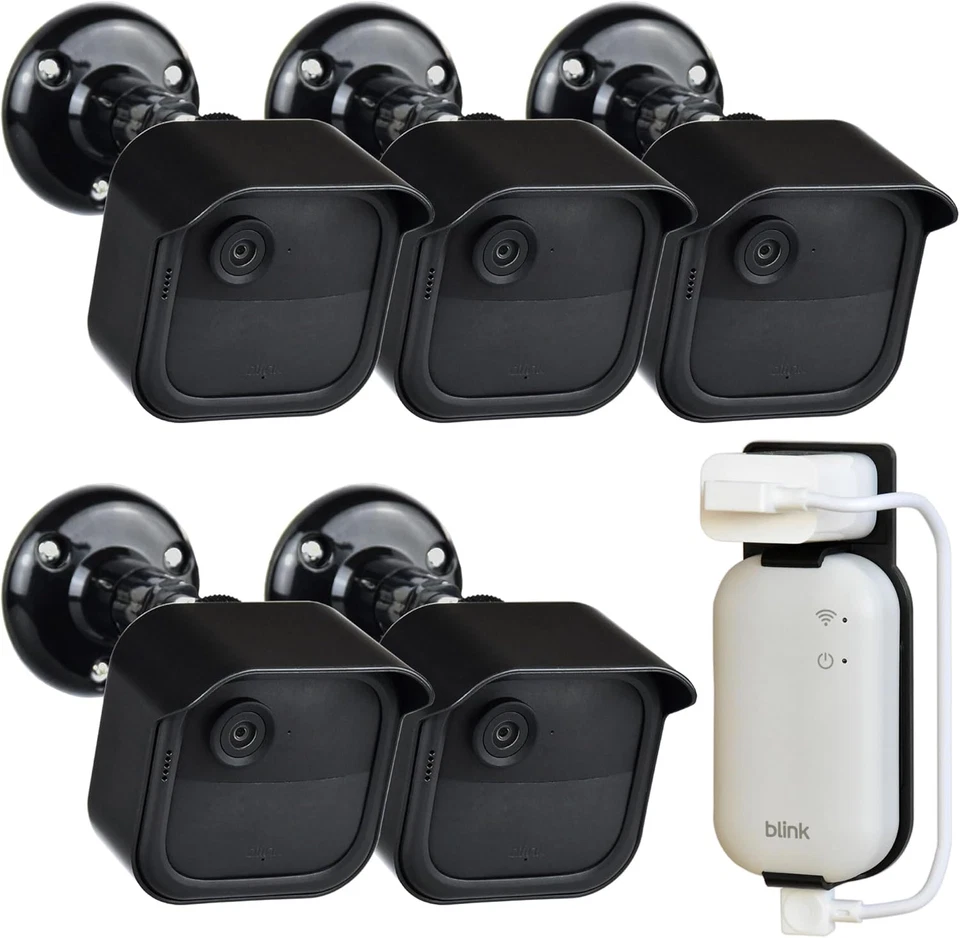 SHENZHEN FUENDA ELECTRONICS CO.,LTD All New Blink Outdoor 4Th & 3Rd Gen Camera Mount Bracket,5 Pack Full Weather