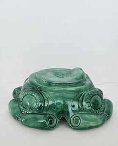 Ceramic Christmas Tree Base Green Replacement. Base Only. VTG. Atlantic Mold? - Picture 1 of 23