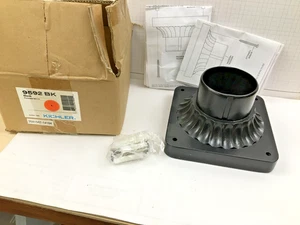 Kichler 9592 Black 5.75" Post For Kichler Landscape Post Lights - Picture 1 of 8