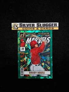 2024 Brady House Panini Donruss Diamond Marvels Green Cracked Ice /15 #10 Nats - Bild 1 von 2
