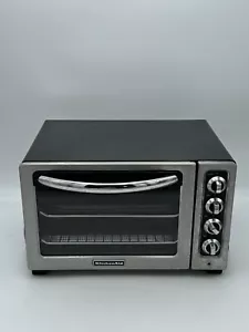 KitchenAid KCO222OB Forno Tostapane Compatto 12" Argento Nero Acciaio Inox Funziona - Foto 1 di 14