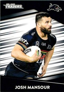 ✺New✺ 2020 PENRITH PANTHERS NRL Card JOSH MANSOUR Traders