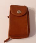 BROMEN Cell Phone/Wallet - Leather - Brown - Excellent Condition - Small