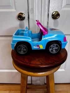 Vtg 1994 Barbie Jeep 4x4 Cruiser Dune Buggy Blue Pink Vehicle Beach Car Truck - Picture 1 of 6