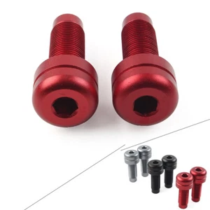 Handlebar Grips Bar End Slider Cap for DUCATI Panigale 899 959 1199/1299/S/R New - Foto 1 di 19