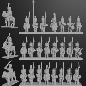 48x 15mm/1:100th Nassau Line Infantry (Turner Miniatures) - Picture 1 of 1