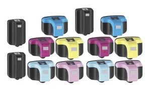 13 piezas Nuevo Alto Rendimiento BK y tinta de 5 colores para HP 02 PhotoSmart C7100 C7180 C8150 D7160 - Imagen 1 de 1
