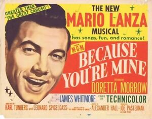 Because You're Mine - 1952 - Mario Lanza Doretta Morrow - DVD