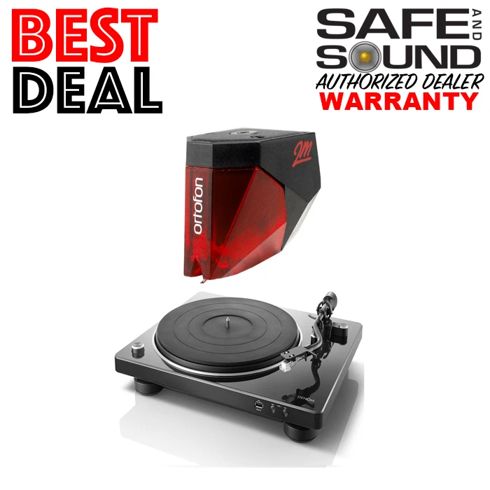 DENON DP450USB HI FI TURNTABLE WITH SPEED AUTO SENSOR + ORTOFON 2M RED UPGRADE  - Image 1 of 1