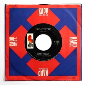 LENNY WELCH Darling take me back & Time after time US 1965 Kapp K-662 vinyl SP - Bild 1 von 2