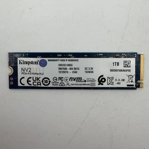 Kingston NV2 1TB M.2 NVMe Internal SSD (SNV2S/1000G) PCIe 4.0 - Afbeelding 1 van 6