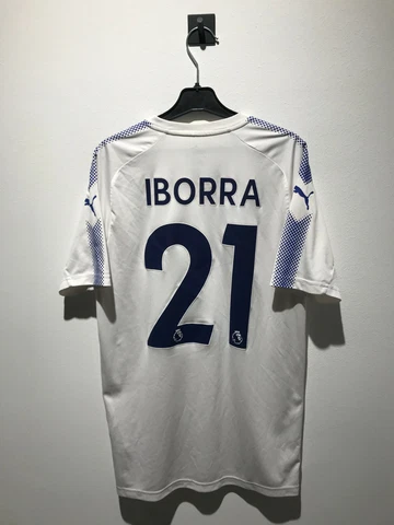 FC LEICESTER CITY THIRD FOOTBALL SHIRT 2017/2018 SOCCER JERSEY PUMA MAGLIA WHITE Cover