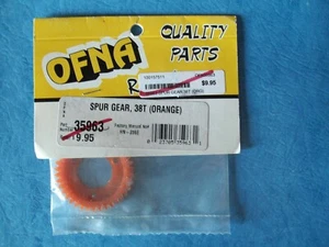 VINTAGE OFNA 35963 RARE ORANGE SPUR GEAR 38T TOOTH OFN35963 NIP - Picture 1 of 1
