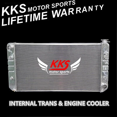 KKS 3Row 铝散热器 适合 82-91 雪佛兰 GMC C10 C20 C30 K10 K20 6.2 V8 柴油 — 第 1/4 张图片