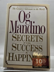 Og Mandino Secrets for Success and Happiness Book 1995 SDE - Imagen 1 de 2