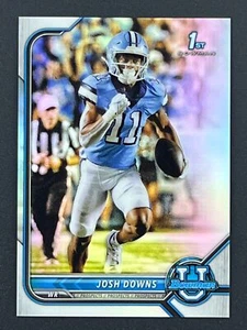 JOSH DOWNS 2021-22 Bowman University #50 Chrome Refractor - Picture 1 of 2