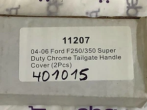 NEW 1999-2007 FORD F250 - F350 CROME TAILGATE HANDLE COVER WITHOUT KEYHOLE - Picture 1 of 7
