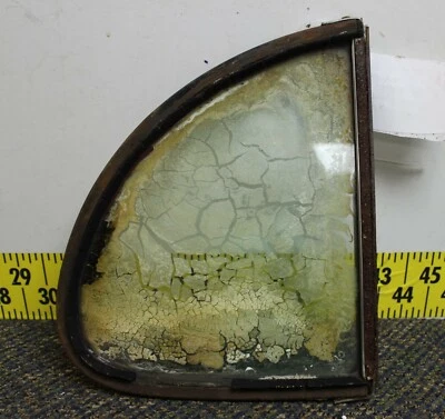 Asiento trasero izquierdo estacionario 1/2 ventana de ventilación 1936 Pontiac Silver Streak (845) OEM Foto 1 de 3