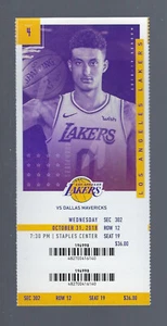 2018 NBA LUCA DONCIC RC vs LEBRON JAMES FIRST MEETING - LAKERS FULL TICKET 10/31 - Picture 1 of 1