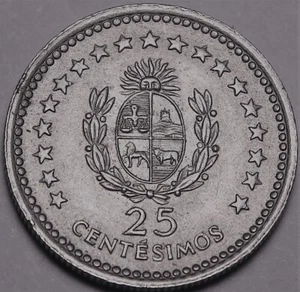 Uruguay 25 Centesimos, 1960 Gem Unc~Free Shipping - Picture 1 of 2