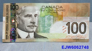 Canada 2004 $100 Hundred Dollars Ciculated Banknote - Picture 1 of 6