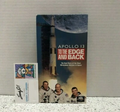 VHS Apollo 13 To The Edge and Back (1995) James Lovell & Fred Haise  LNC - Image 1 of 3