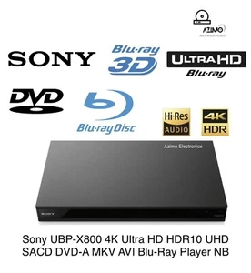 Sony UBP-X800M2 4K Ultra HD HDR10 UHD SACD DVD-A MKV AVI Blu-Ray Player s - Picture 1 of 6