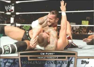 CM PUNK 2013 Topps WWE Triple Threat Tier Three #TT26 - Picture 1 of 1