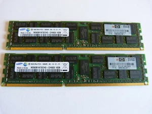 2x 8GB Samsung M393B1K70CH0-CH9Q5 16GB DDR3 1333MHz PC3-10600R PC Server RAM - Bild 1 von 2