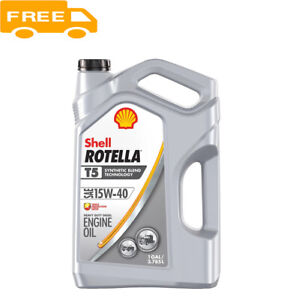 Shell Rotella T5 Synthetic Blend 15W-40 Diesel Engine Oil, 1 Gallon............