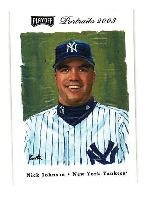 2003 Playoff Portraits #114 Nick Johnson New York Yankees - Image 1 of 2