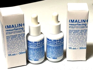 Malin + Goetz Resurfacing Serum  2x*Full Size 1oz/30mL* NEW IN BOX $140 MSRP - Picture 1 of 3