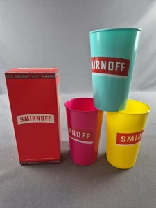 Smirnoff Plastic Cups 3pack - Picture 1 of 3