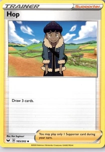 Hop 165/202 Sword & Shield Regular Uncommon Trainer Supporter LP - Picture 1 of 2