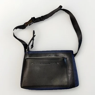 Calvin Klein Black & Navy Blue Fanny Pack Belt Bag - Image 1 of 4