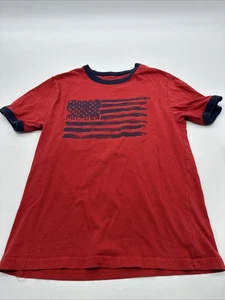 Polo Ralph Lauren T-Shirt Youth Boy Medium Graphic Print Flag ..#32023 - Picture 1 of 12