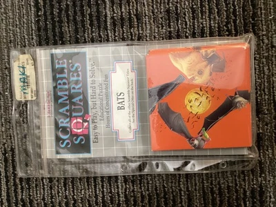 Scramble Squares BATS Halloween Full Moon 9 Piece Puzzle Game Brain Teaser - Image 1 of 4