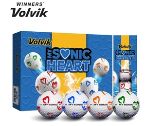 2025 neues Modell Volvik Mysonic Golfball Dutzend mehrfarbige weiche Bahn - Bild 1 von 11