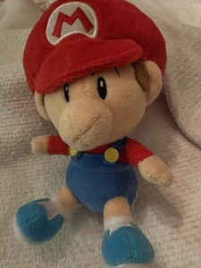 Nintendo 6" Baby Mario Super Mario Bros. Plush S8 - Picture 1 of 3