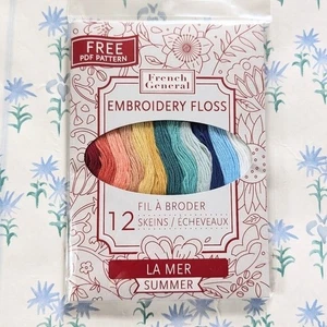 French General Embroidery Floss Summer Palette NEW Cross Stitch DIY Cotton - Picture 1 of 2