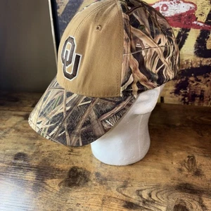 Cappello da baseball OU Camouflage Sooners ottima forma regolabile - Foto 1 di 6