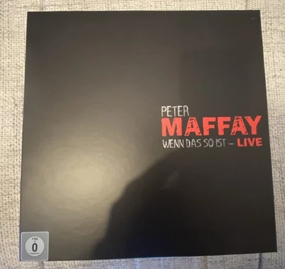 Peter Maffay Wenn das so ist Live 3x LP, DVD 4 CD Autogramm und Shirt Neuwertig - Bild 1 von 4