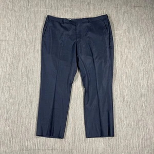 Ling Loro Piana Pants Men 44X29 Roma Blue Luxury Wool Santorelli Italian Trouser - Picture 1 of 12