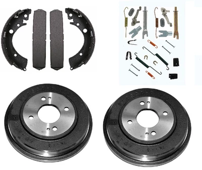Brake Drums  Brake Shoes Spring and adjuster Kit Fit Honda Civic 1.7L  2001-2005 - Image 1 of 4