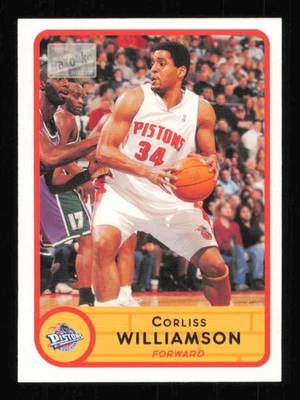 2003-04 Bazooka Mini #57 Corliss Williamson  Basketball PISTONS NM-MT - Image 1 of 3